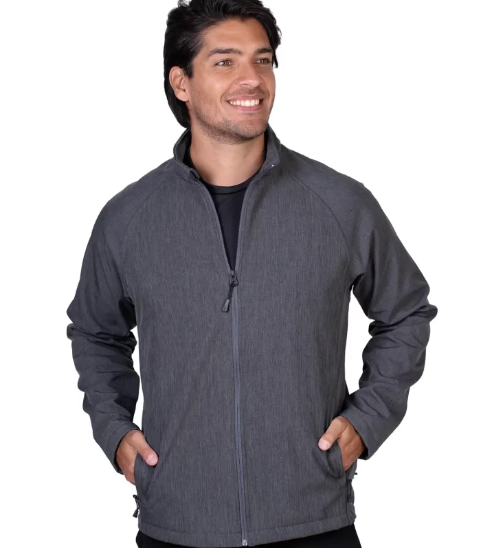 Chamarra Soft Shell - Caballero - Colores jaspe