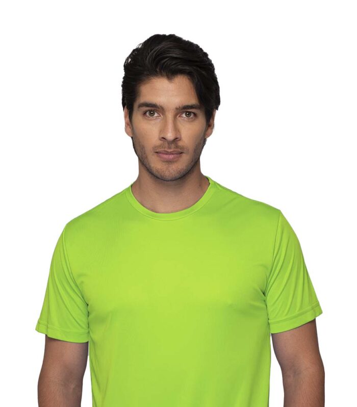 Playera Cuello Redondo - Caballero - Manga corta - Colores neón
