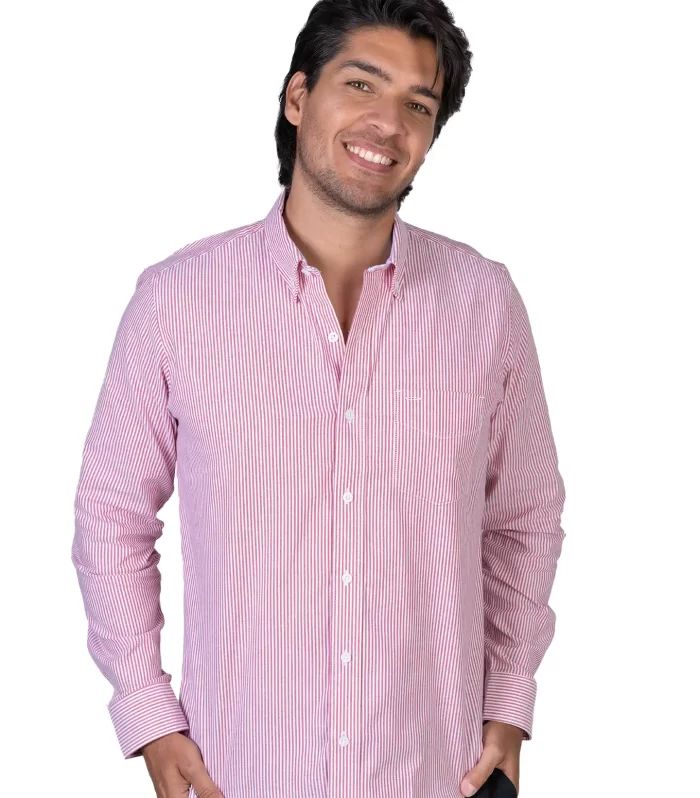 Camisa - Caballero - Manga larga - Oxford