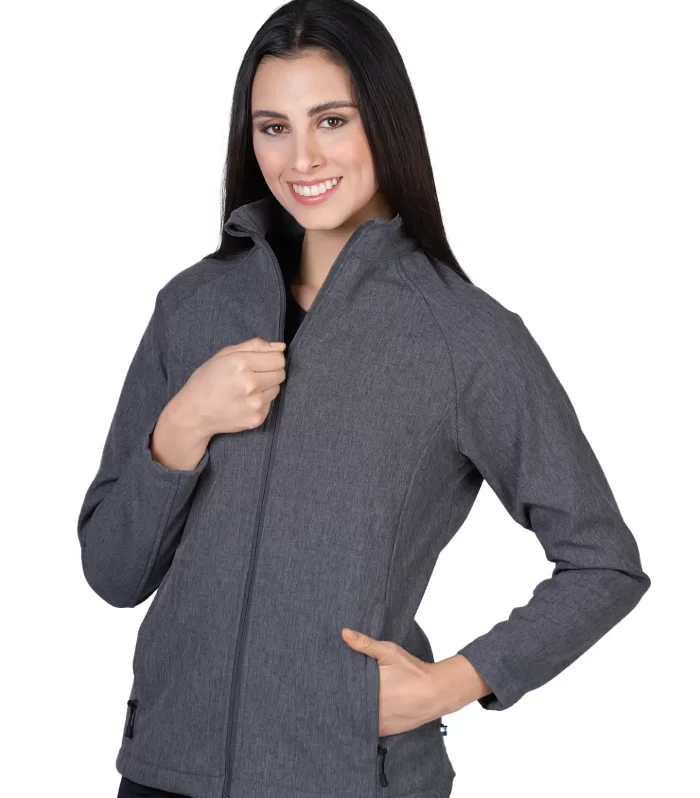 Chamarra Soft Shell - Dama - Colores jaspe