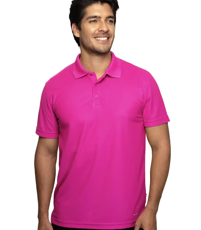 Playera Tipo Polo - Caballero - Manga corta - Colores neón