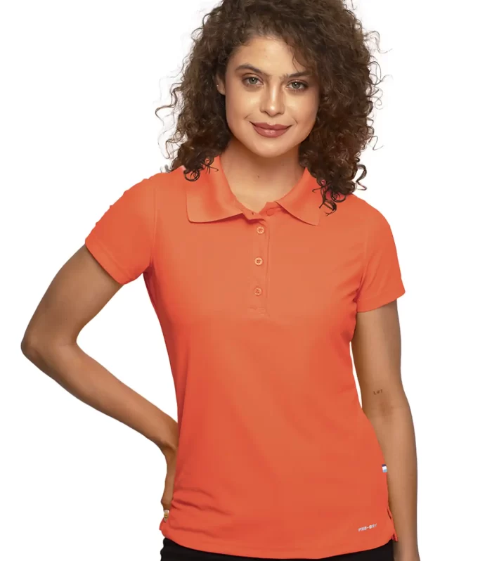 Playera Tipo Polo - Dama - Manga corta - Colores neón