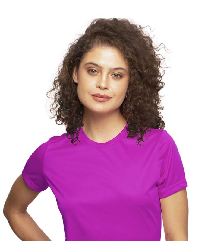 Playera Cuello Redondo - Dama - Manga corta - Colores de línea