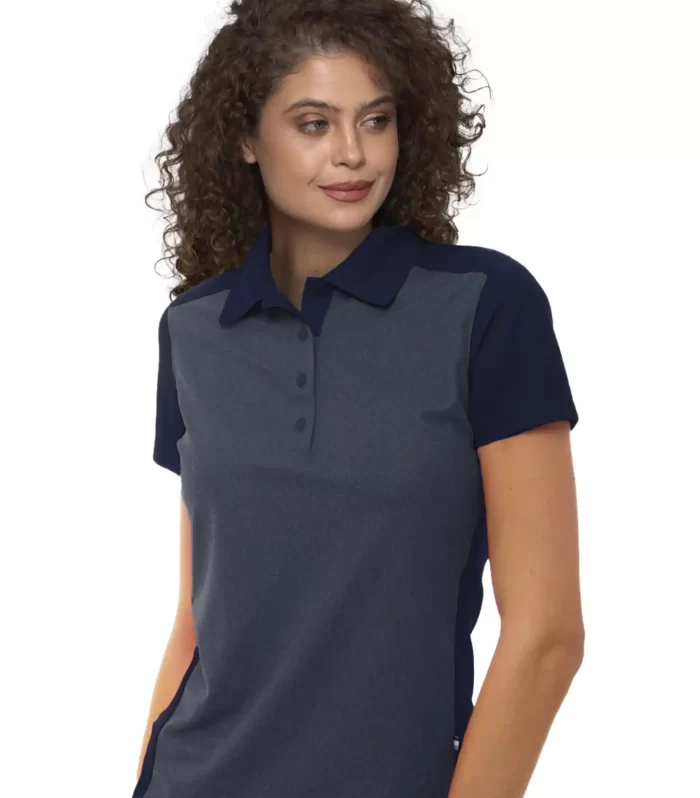 Playera Tipo Polo - Dama - Manga corta - Combinada