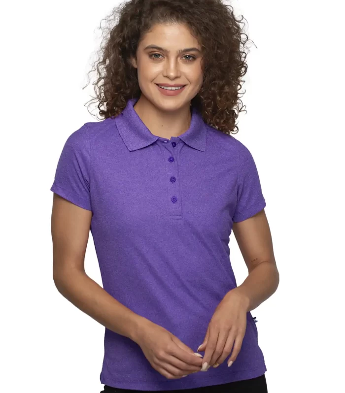 Playera Tipo Polo - Dama - Manga corta - Colores Jaspe